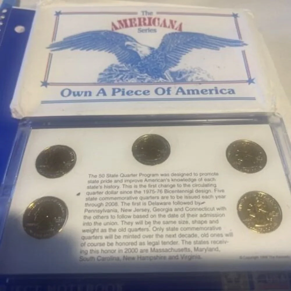 2000 LIMITED EDITION 24 KARAT GOLD‎ PLATED STATE QUARTERS GOLD COLLECTION